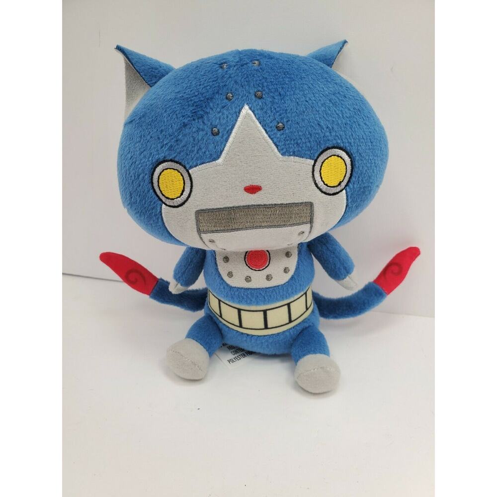 YO-KAI Yokai Watch Robonyan 7” Plush Animal Robot Cat Two Tails Anime Manga